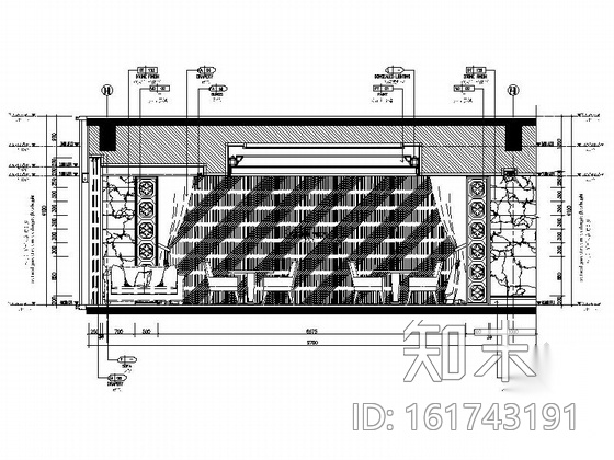 [昆明]别致豪华五星级酒店行政酒廊装修施工图施工图下载【ID:161743191】