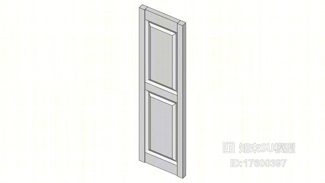 门板SU模型下载【ID:219306483】