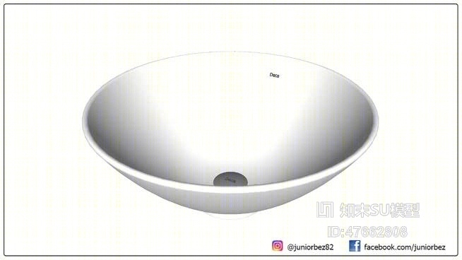 洗面盆SU模型下载【ID:47662808】