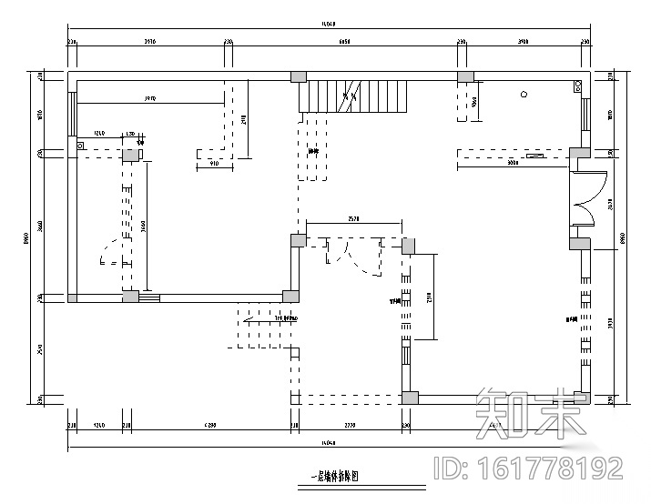 [江苏]简欧联排三层别墅设计施工图（附效果图）cad施工图下载【ID:161778192】