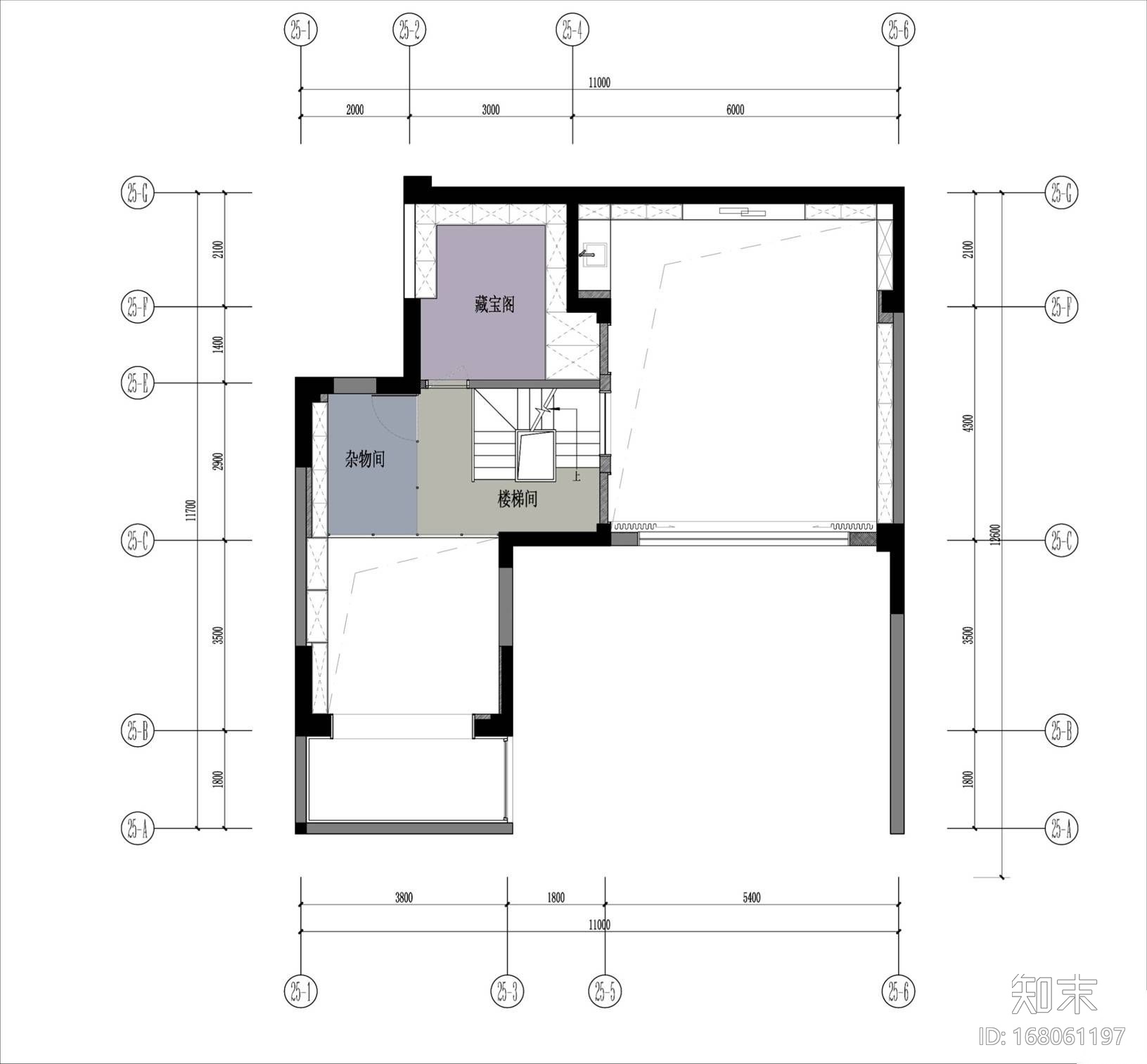 中式轻奢风格-豪宅别墅设计参考实景案例cad施工图下载【ID:168061197】