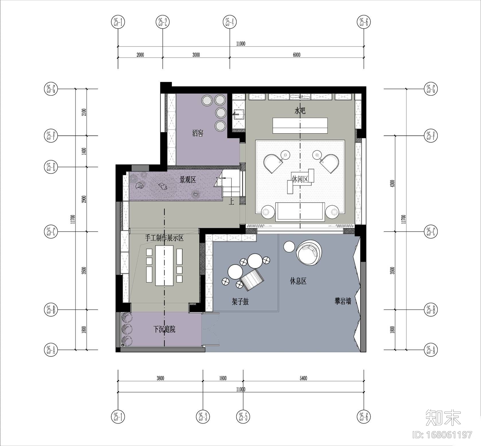 中式轻奢风格-豪宅别墅设计参考实景案例cad施工图下载【ID:168061197】