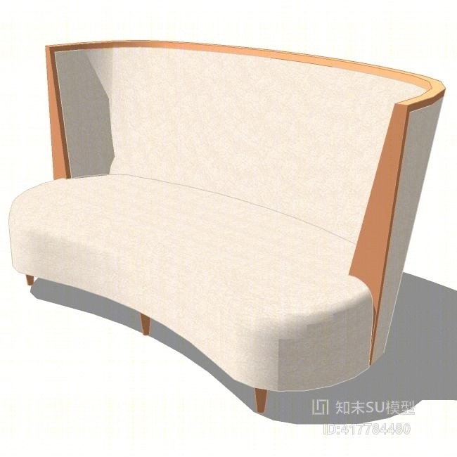 贵妃椅SU模型下载【ID:417784480】