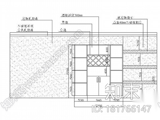 [贵阳]150平米现代四室两厅装修图（含效果）cad施工图下载【ID:181766147】