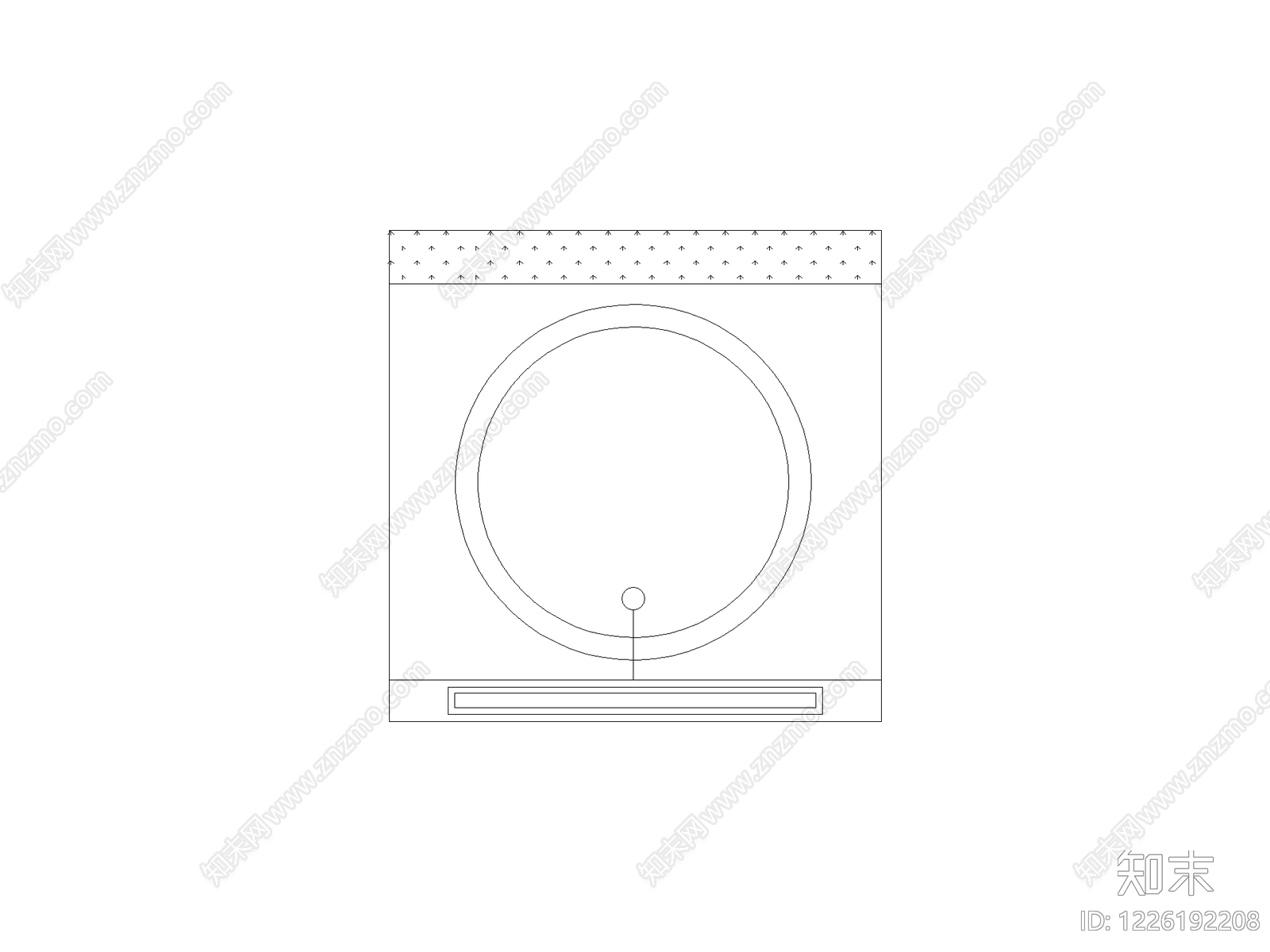 卫浴设施cad施工图下载【ID:1226192208】