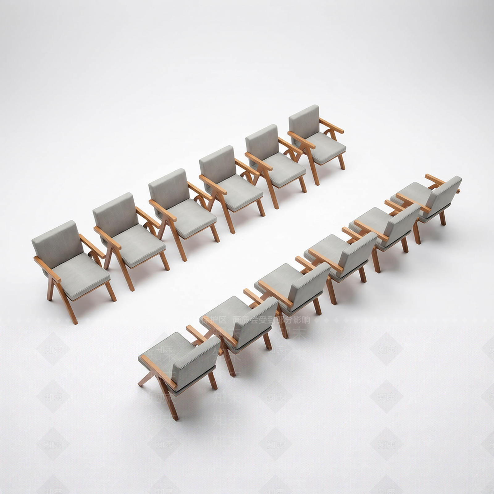 组合椅3D模型下载【ID:1206204963】