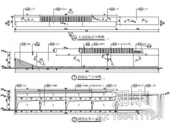 住户大堂及电梯厅装饰图cad施工图下载【ID:166411194】