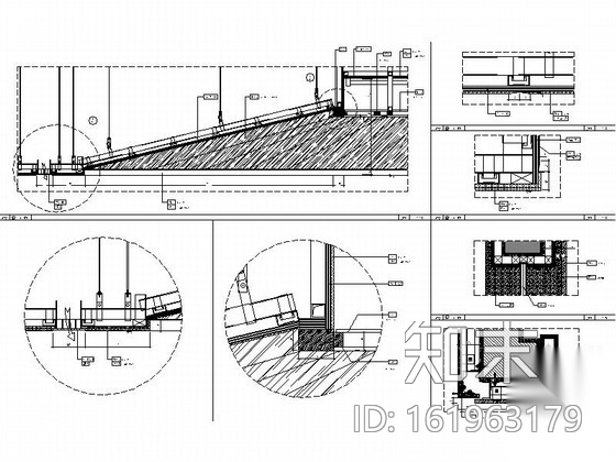 [福建]精装酒店大堂入口中心室内装修图cad施工图下载【ID:161963179】