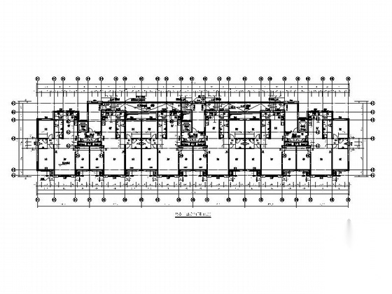 [吉林]十七层古典风格住宅建筑施工图（图纸非常精细）cad施工图下载【ID:167626156】