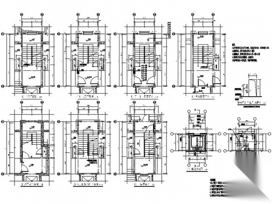 [吉林]十七层古典风格住宅建筑施工图（图纸非常精细）cad施工图下载【ID:167626156】