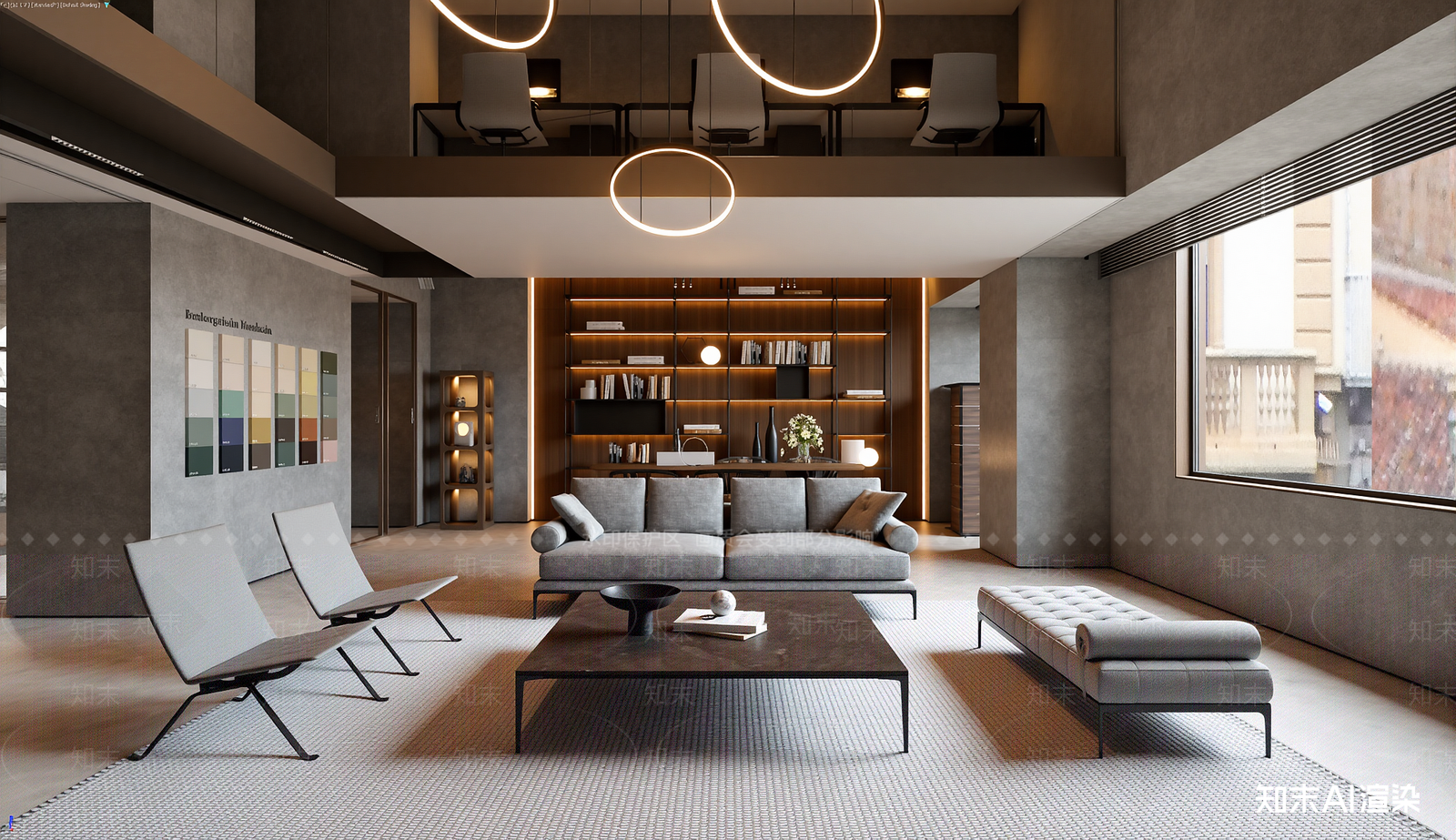 现代工作室3D模型下载【ID:1221486521】