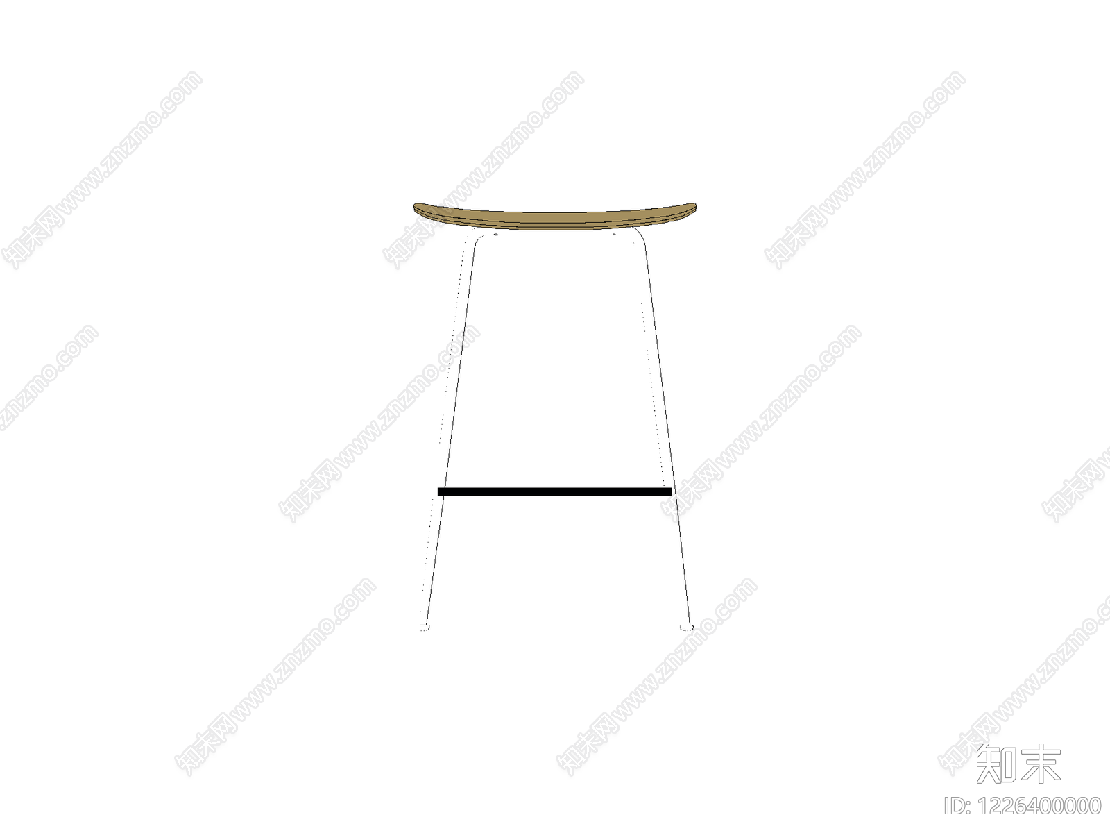 椅子cad施工图下载【ID:1226400000】