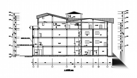 [四川]某农业大学校区食堂建筑施工图cad施工图下载【ID:165429114】