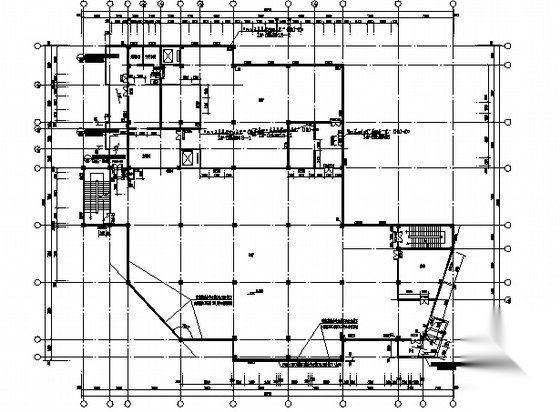 [四川]某农业大学校区食堂建筑施工图cad施工图下载【ID:165429114】