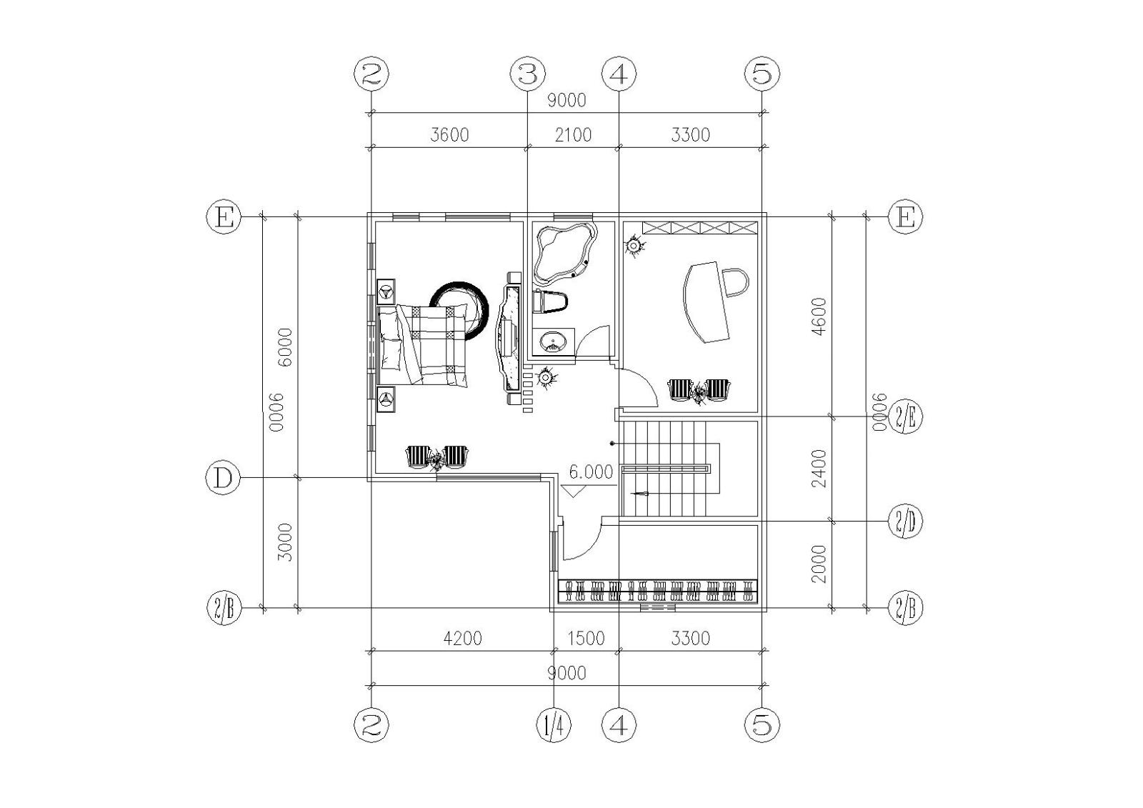 [江苏]月湖山庄独栋双拼别墅组团建筑施工图cad施工图下载【ID:149894159】