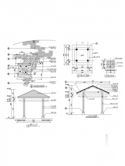 现代居住区花园景观施工全套图纸施工图下载【ID:161093138】