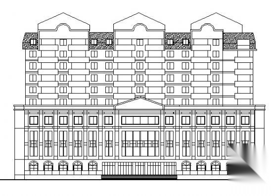 涪陵基地住宅及办公楼建筑设计图施工图下载【ID:151437185】