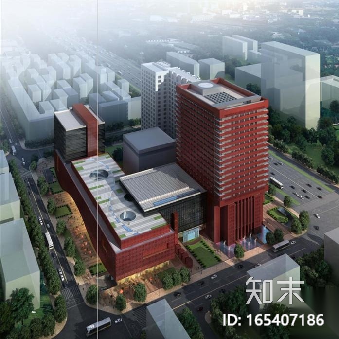 [山东]中国传统文化元素书城建筑设计方案文本cad施工图下载【ID:165407186】