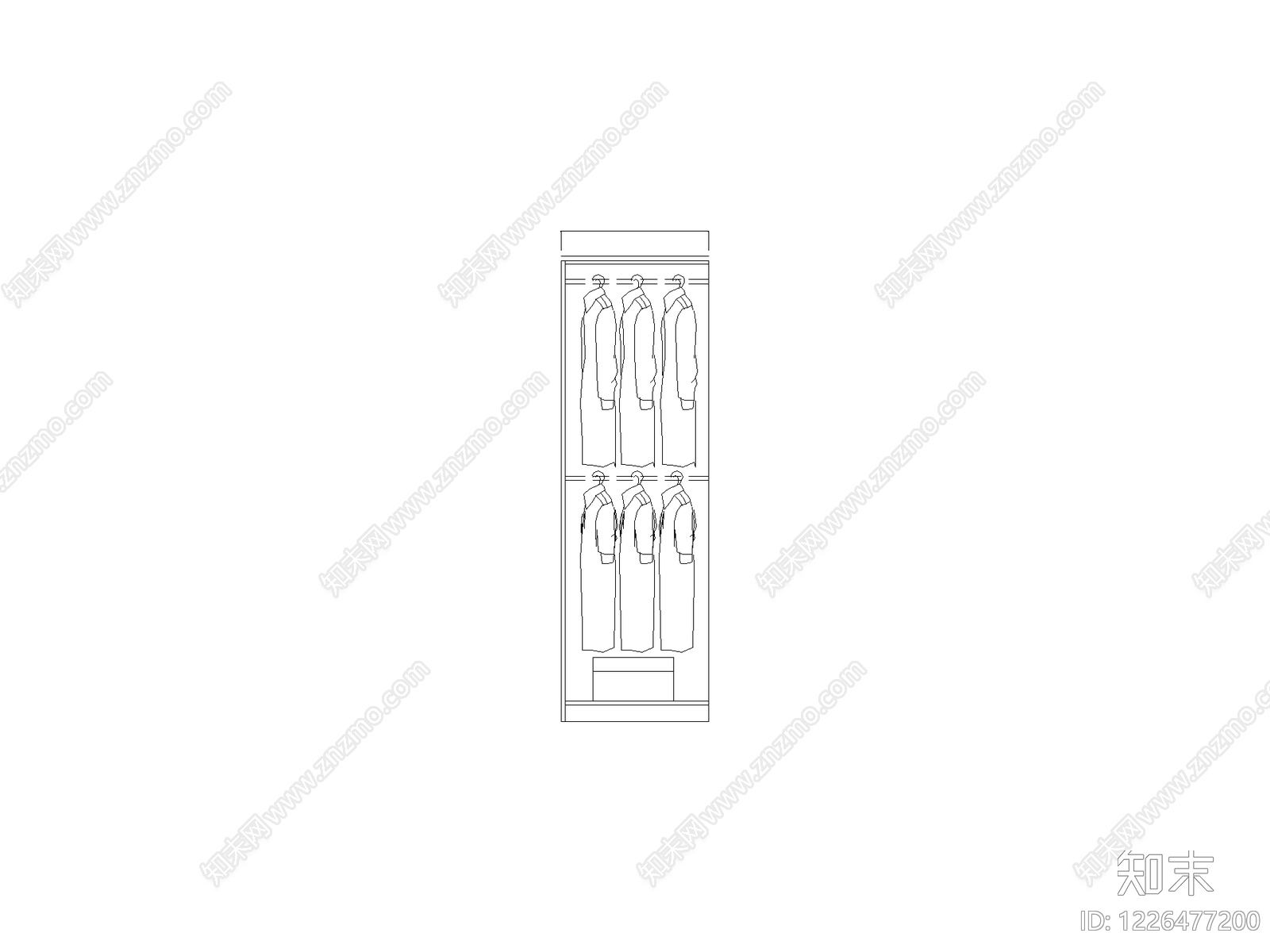 柜子cad施工图下载【ID:1226477200】