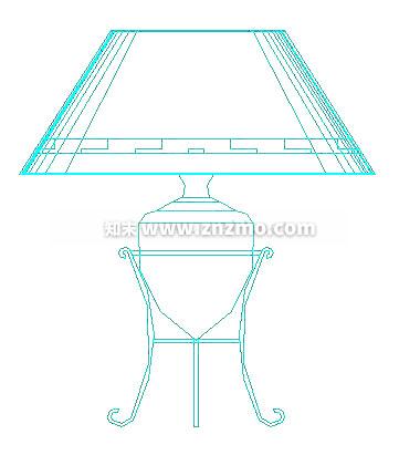台灯cad施工图下载【ID:178769118】