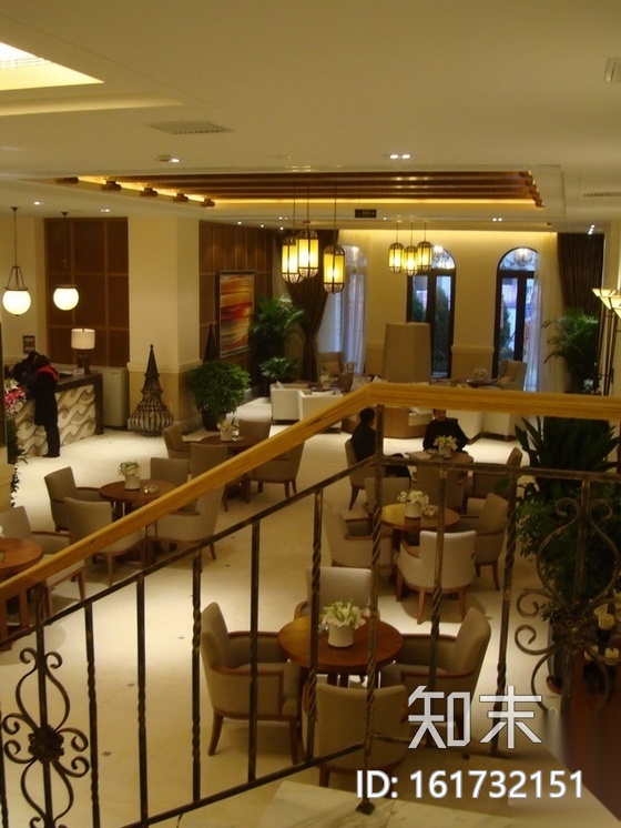 [大连]知名房地产田园欧式风情售楼处室内施工图（含实景...cad施工图下载【ID:161732151】