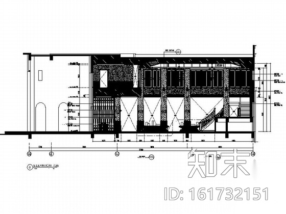 [大连]知名房地产田园欧式风情售楼处室内施工图（含实景...cad施工图下载【ID:161732151】