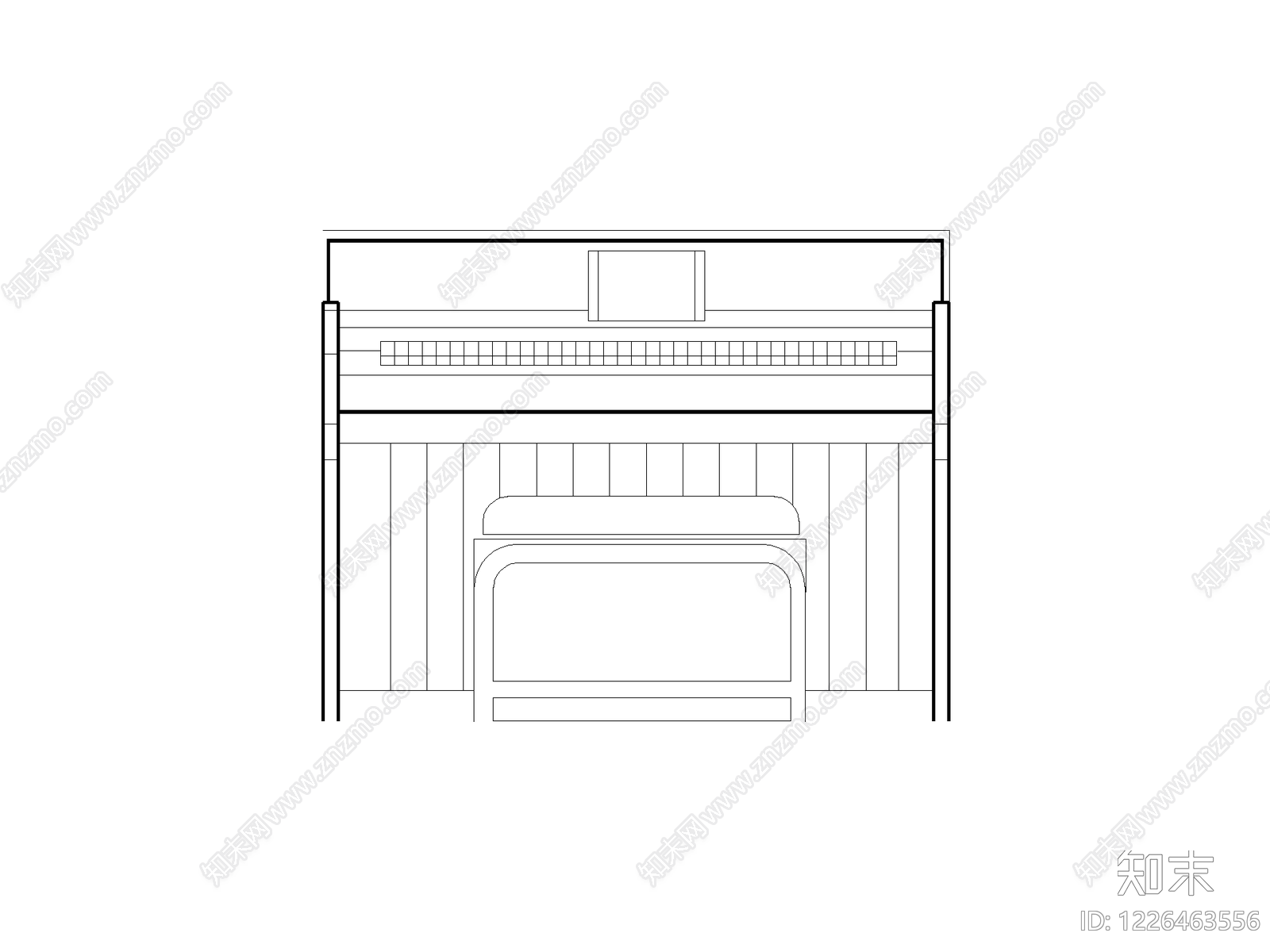 桌子cad施工图下载【ID:1226463556】