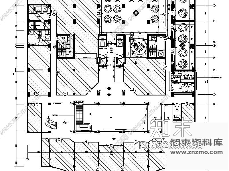 施工图某五星酒店室内装修图cad施工图下载【ID:532056686】