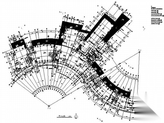 某三层滨水商业街建筑施工图带效果图cad施工图下载【ID:167362146】