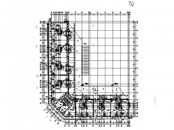 某德式沿街商住楼建筑施工图cad施工图下载【ID:166309125】