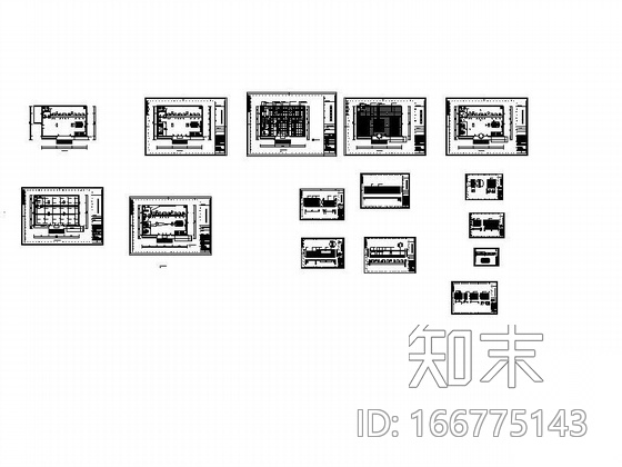 某市国税局办公大厅设计方案图施工图下载【ID:166775143】