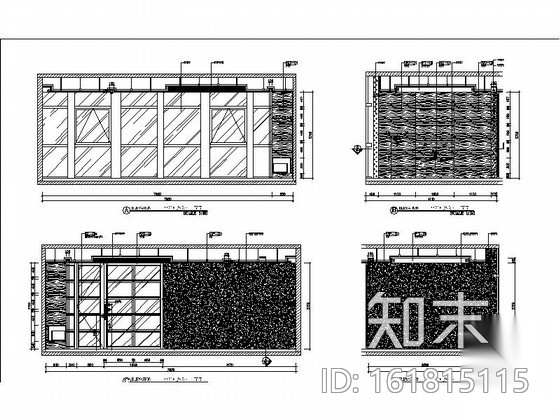 [北京]CBD商圈某高档写字楼办公室施工图cad施工图下载【ID:161815115】