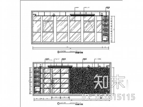 [北京]CBD商圈某高档写字楼办公室施工图cad施工图下载【ID:161815115】