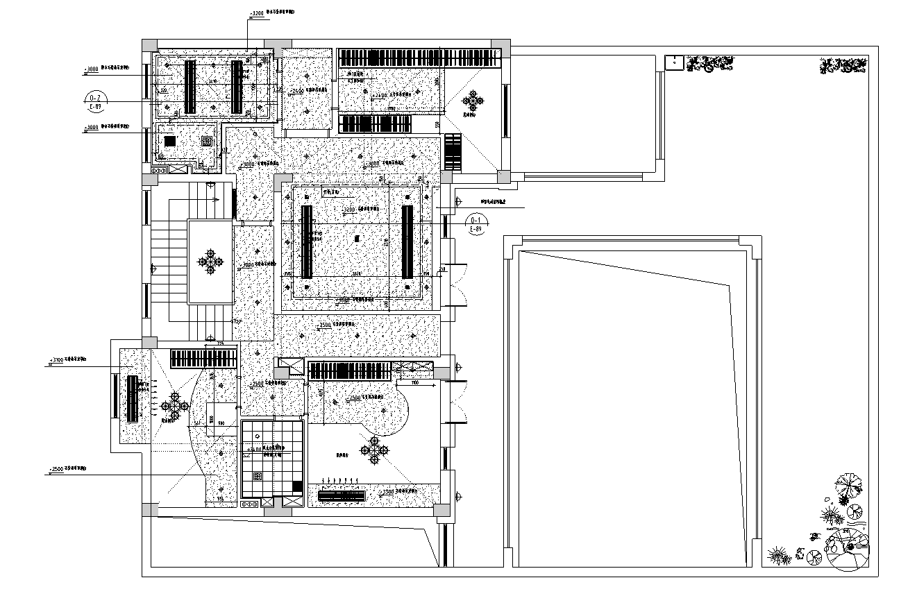 [浙江]杭州现代轻奢四居室别墅设计施工图cad施工图下载【ID:166982120】