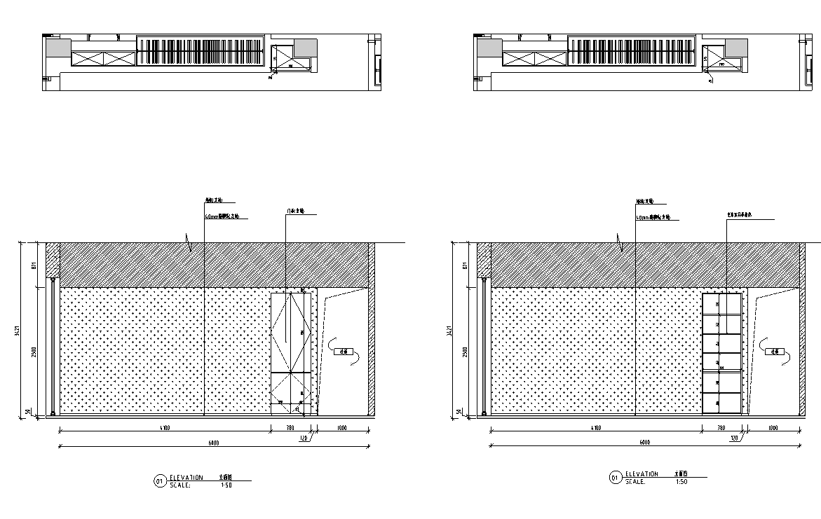 [浙江]杭州现代轻奢四居室别墅设计施工图cad施工图下载【ID:166982120】