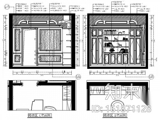 [福州]超奢华欧式独栋豪宅室内装修CAD施工图（含效果...施工图下载【ID:161871128】