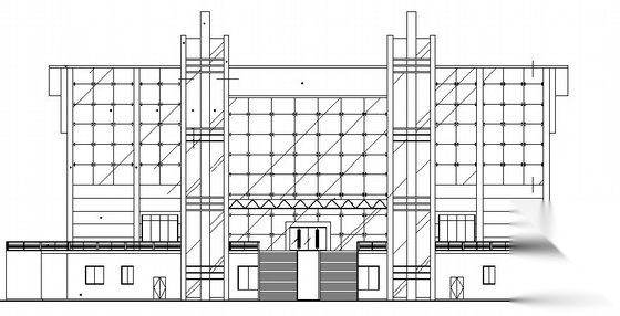 某体艺馆建筑施工图施工图下载【ID:165743119】