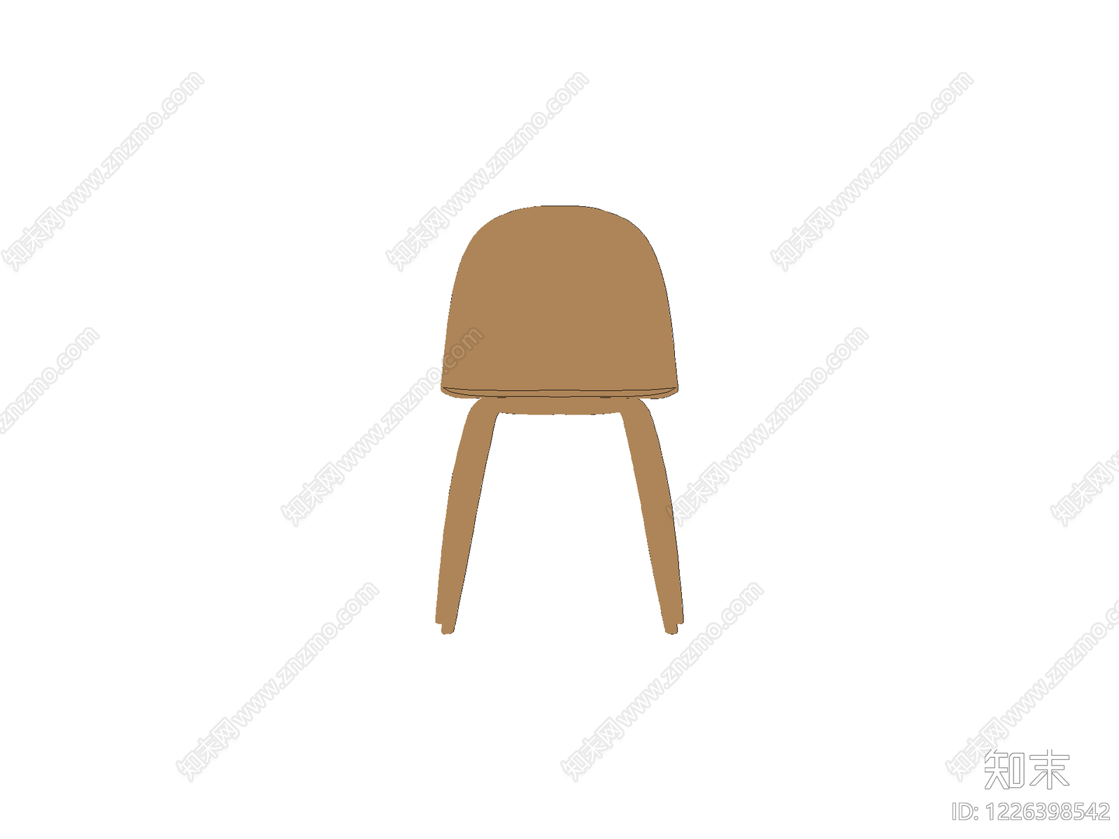 椅子cad施工图下载【ID:1226398542】