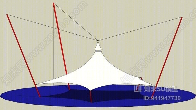 风筝SU模型下载【ID:941947730】