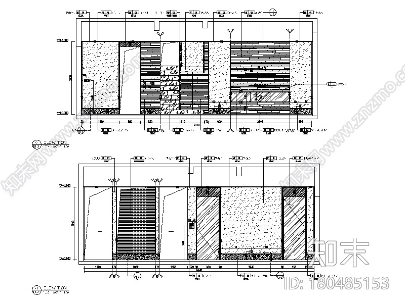 [重庆]新亚洲洋房复式样板房CAD施工图（含实景图）cad施工图下载【ID:180485153】