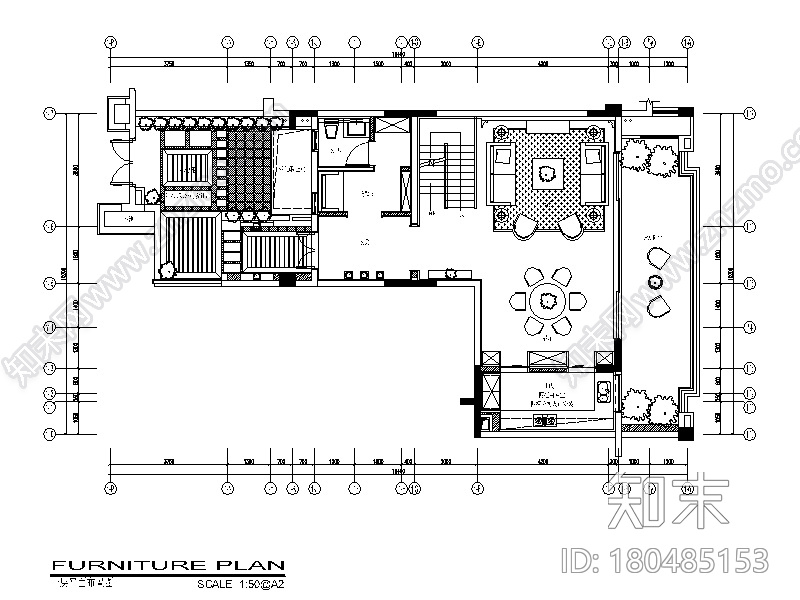 [重庆]新亚洲洋房复式样板房CAD施工图（含实景图）cad施工图下载【ID:180485153】