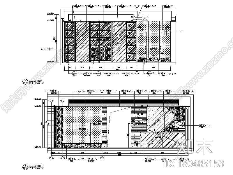 [重庆]新亚洲洋房复式样板房CAD施工图（含实景图）cad施工图下载【ID:180485153】