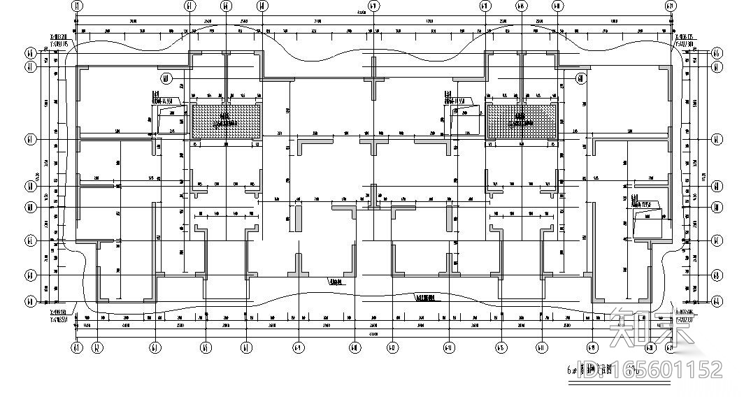 [上海]现代风格6栋住宅建筑施工设计cad施工图下载【ID:165601152】