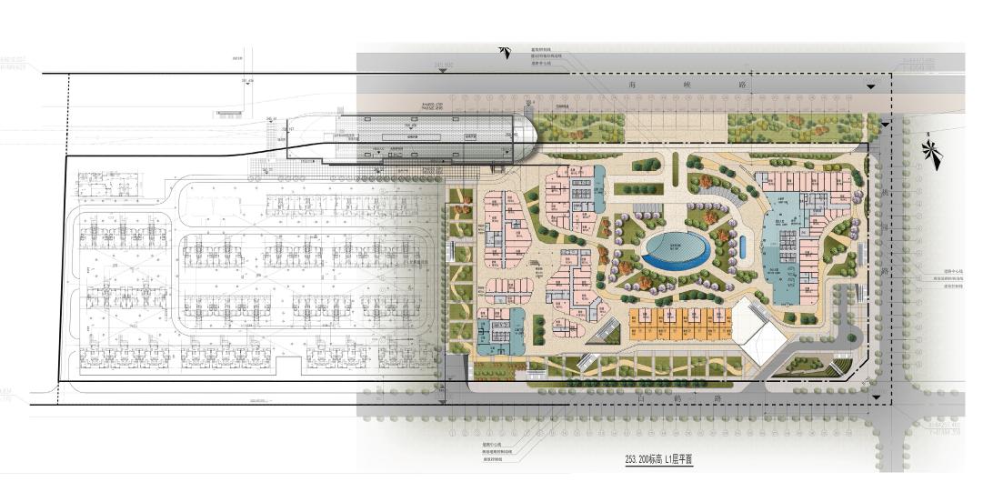 [重庆]高层现代风格玻璃立面城市综合体建筑设计方案文本cad施工图下载【ID:166073109】