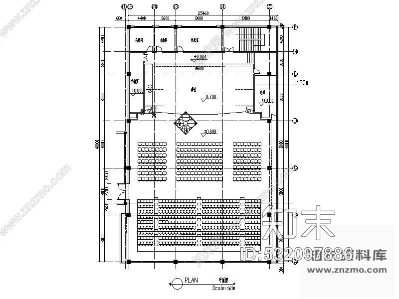 施工图900㎡某博物馆会议室方案设计图含效果施工图下载【ID:532097886】