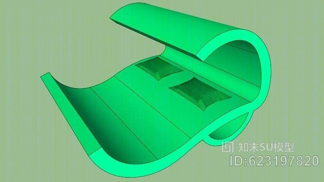 户外儿童床SU模型下载【ID:623197820】