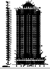 某高层综合楼建筑全套施工图（图纸齐全）cad施工图下载【ID:151479132】