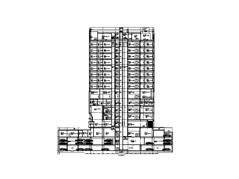 [海南]地下三层医疗中心项目地下室及人防功能建筑全专业...施工图下载【ID:151579185】