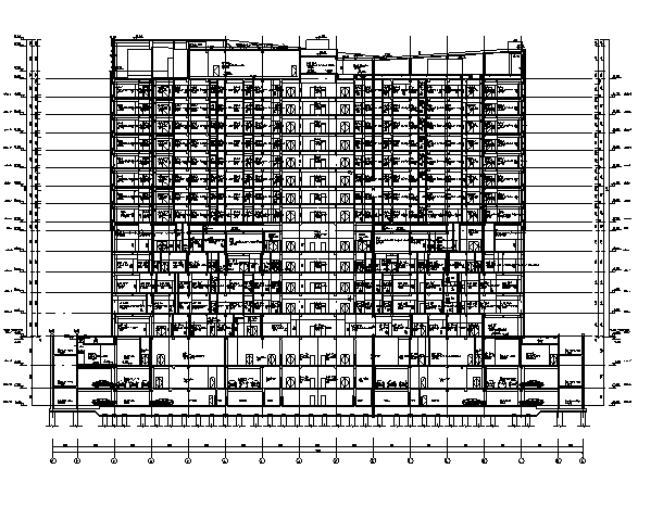 [海南]地下三层医疗中心项目地下室及人防功能建筑全专业...施工图下载【ID:151579185】