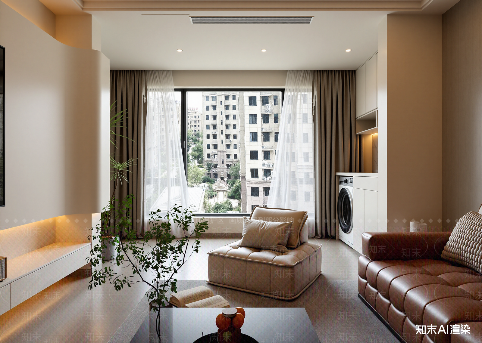 现代家居客厅3D模型下载【ID:1221999298】